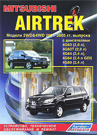 Mitsubishi Airtrek. Модели 2001-2005 гг. выпуска. Устройство, техническое обслуживание и ремонт
