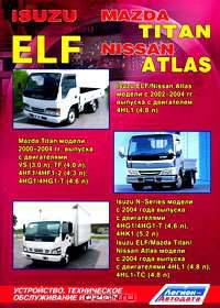 Isuzu ELF/N-Series, Mazda Titan / Nissan Atlas c 2000 года выпуска с дизельными двигателями. Руководство по ремонту и техническому обслуживанию
