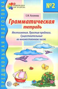 Грамматическая тетрадь № 2. Предшкольная подготовка. Местоимения. Простые предлоги. Существительные во множественном числе