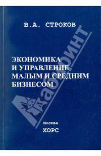 В. Строков: Экономика и управление малым и средним бизнесом