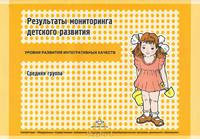 Результаты мониторинга образовательного процесса. Средняя группа. Уровни развития интегративных качеств