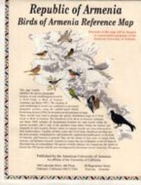 Republic of Armenia. Birds of Armenia. Reference Map.