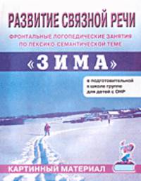 Развитие связной речи. Фронтальные логопедические занятия по лексико-семантической теме 'Зима'. В подготовительной группе для детей с ОНР. Картинный материал