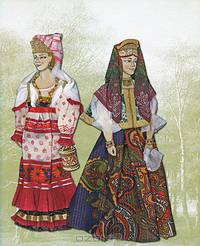 Русский народный костюм. Путешествия с севера на юг
