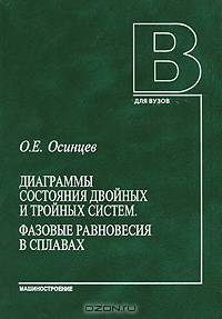 Диаграммы состояния двойных и тройных систем. Фазовые равновесия в сплавах. Учебное пособие. Гриф УМО вузов России