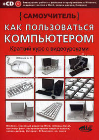 Как пользоваться компьютером. Краткий курс с видеоуроками. Самоучитель (+ CD-ROM)