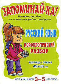 Запоминай-ка! Русский язык.Морфологический разбор.Для уч-ся 3-5