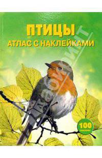 Птицы: Атлас с наклейками