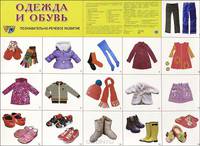 Демонстрационный плакат "Одежда и обувь"