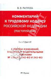 Комментарий к Трудовому кодексу РФ (постатейный).-3-е изд.