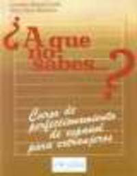 A Que No Sabes? - Alumno