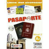Pasaporte ELE 2 (A2). Libro del profesor (+ Audio CD)