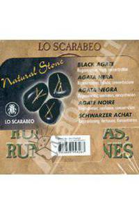 Руны каменные. Черный агат. Воспроизводство, доверие, концентрация (RUNE 01K)