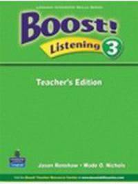Boost! 3 Listening. Teacher's Edition