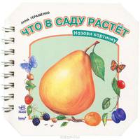 Назови картинку, 'Что в саду растет', книжки-игрушки