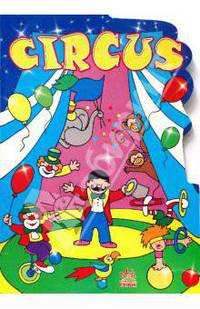 Книжка с наклейками:CIRCUS (вырубка)