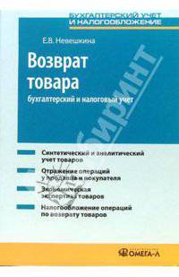 Возврат товара: бухгалтерский и налоговый учет