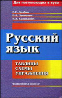 Русский язык. Таблицы, схемы, упражнения. Для поступающих в вузы(изд:5)