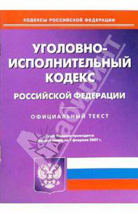Уголовно-исполнительный кодекс РФ. 2007 год