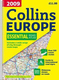 2009 Collins Road Atlas Europe: A4 Edition