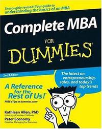 Complete MBA For Dummies