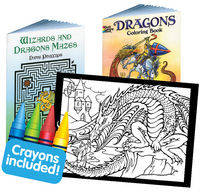 Dover coloring box -- dragons