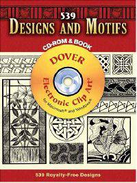 539 Designs and Motifs CD-ROM and Book