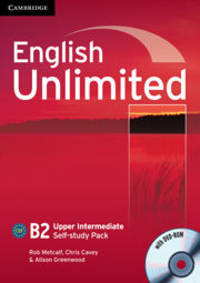 English Unlimited Upper Intermediate Self-study Pack (Workbook with DVD-ROM) (+ DVD)