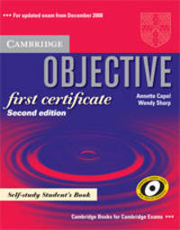 Objective First Certificate Self-study Student's Book