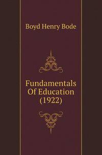Fundamentals Of Education (1922)