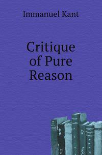 Critique of Pure Reason
