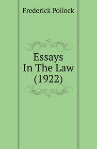 Essays In The Law (1922)