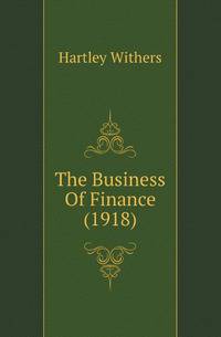 The Business Of Finance (1918)