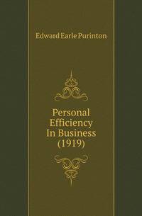 Personal Efficiency In Business (1919)