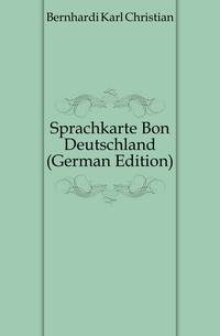 Sprachkarte Bon Deutschland (German Edition)