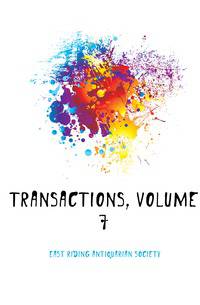 Transactions, Volume 7