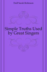 Simple Truths Used by Great Singers
