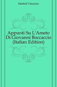 Appunti Su L'Ameto Di Giovanni Boccaccio (Italian Edition)