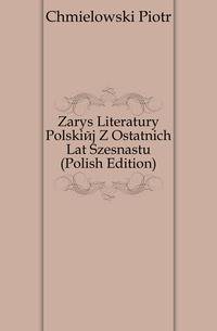 Zarys Literatury Polskiej Z Ostatnich Lat Szesnastu (Polish Edition)