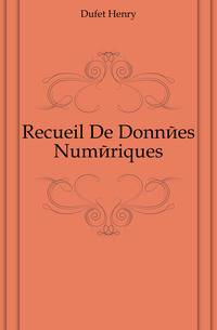 Recueil De Donnees Numeriques