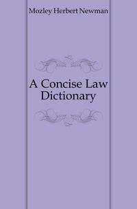 A Concise Law Dictionary
