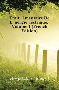 Traite Elementaire De L'energie Electrique, Volume 1 (French Edition)