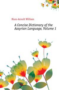 A Concise Dictionary of the Assyrian Language, Volume 1