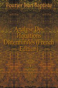 Analyse Des Equations Determinees (French Edition)