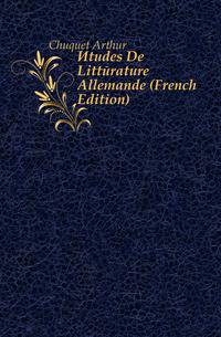 Etudes De Litterature Allemande (French Edition)