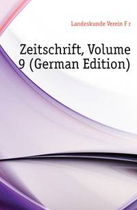 Zeitschrift, Volume 9 (German Edition)