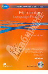 Elementary Language Practice: With Key: English Grammar and Vocabulary (+ CD-ROM)