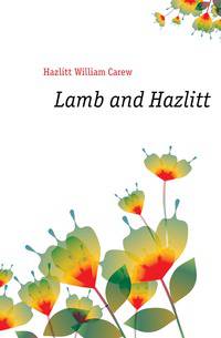 Lamb and Hazlitt