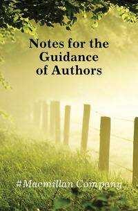 Notes for the Guidance of Authors