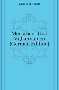 Menschen- Und Voelkernamen (German Edition)